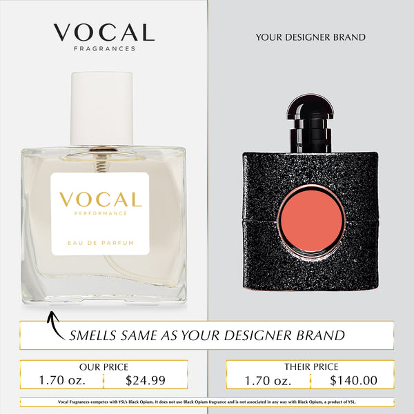 W016 Vocal Performance Eau De Parfum For Women Inspired by Yves Saint Laurent Black Opium
