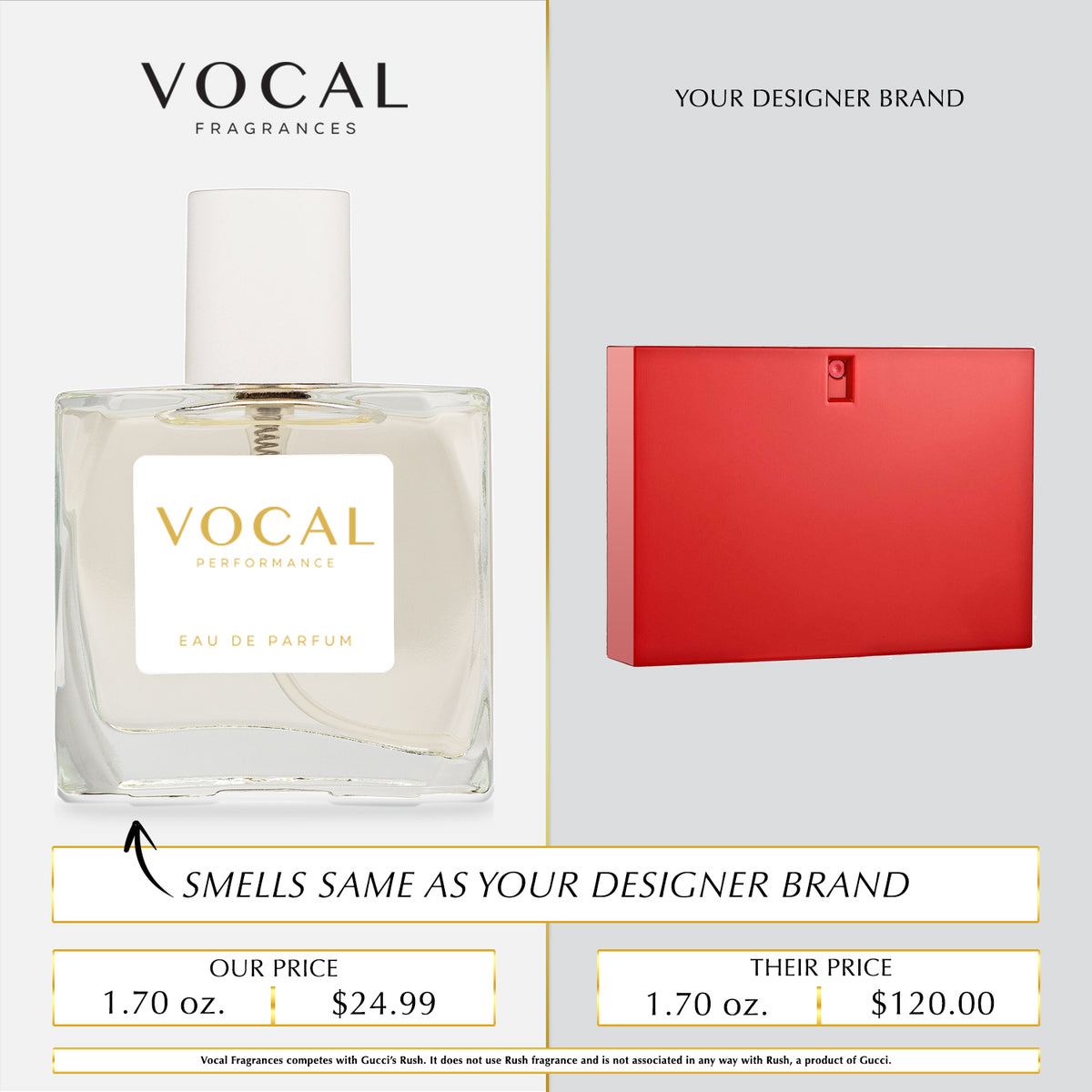 W065 Vocal Performance Eau De Parfum For Women Inspired by Gucci Rush –  Vocal Fragrances