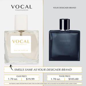 M006 Vocal Performance Eau De Parfum For Men Inspired by Chanel Bleu De Chanel