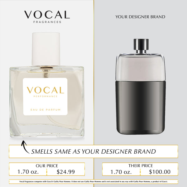 M012 Vocal Performance Eau De Parfum For Men Inspired by Gucci Guilty Pour Homme