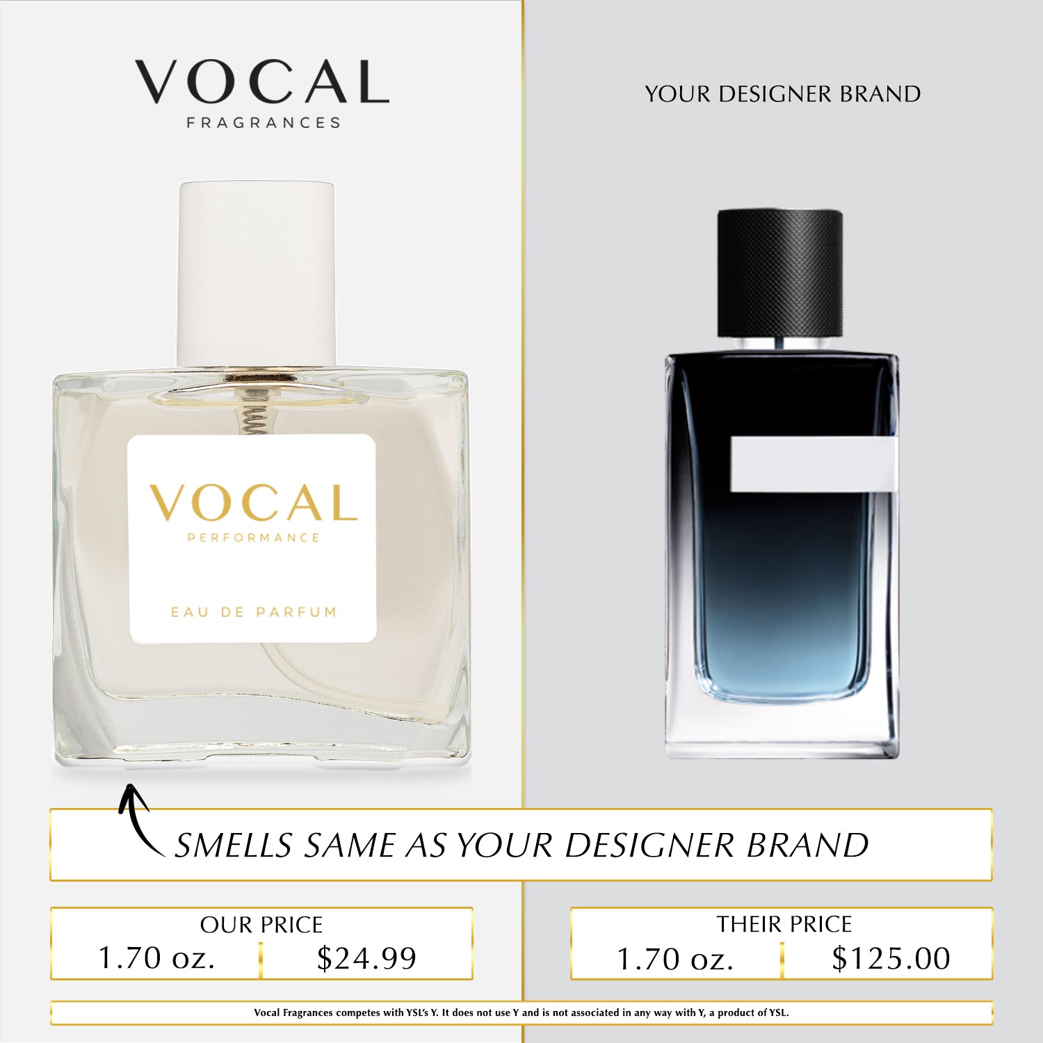 M016 Vocal Performance Eau De Parfum For Men Inspired by Yves Saint Laurent Y