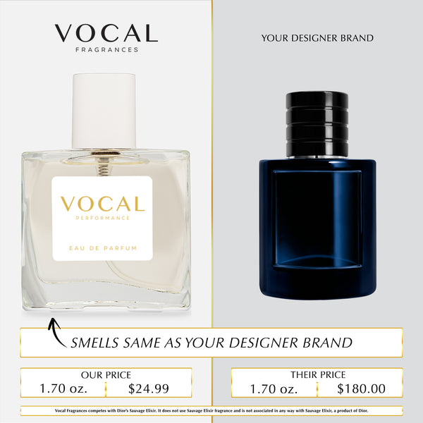 M063 Vocal Performance Eau De Parfum For Men Inspired by Dior Sauvage Elixir