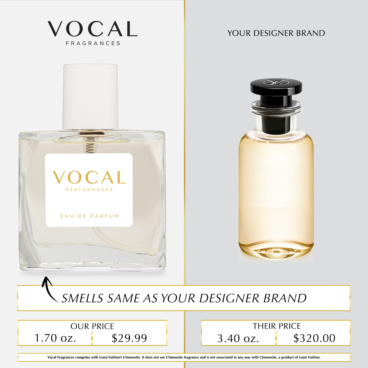 M064 Vocal Performance Eau De Parfum For Men Inspired by Louis Vuitton L'Immensite