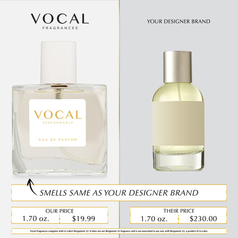 U011 Vocal Performance Eau De Parfum For Unisex Inspired by Le Labo Bergamote 22