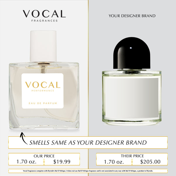U020 Vocal Performance Eau De Parfum For Unisex Inspired by Byredo Bal D’Afrique