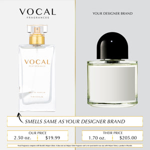 U021 Vocal Performance Eau De Parfum For Unisex Inspired by Byredo Mojave Ghost