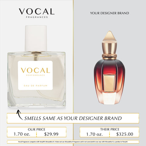 U023 Vocal Performance Eau De Parfum For Unisex Inspired by Xerjoff Alexandria II
