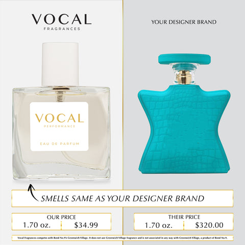 U029 Vocal Performance Eau De Parfum For Unisex Inspired by Bond No. 9 Greenwich Village