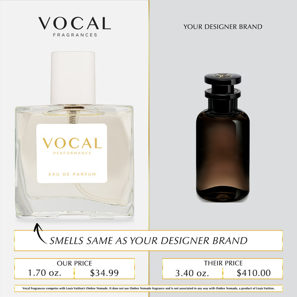 U037 Vocal Performance Eau De Parfum For Unisex Inspired by Louis Vuitton Ombre Nomade
