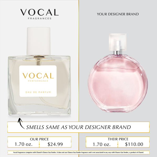 W053 Vocal Performance Eau De Parfum For Women Inspired by Chanel Chance Eau Tendre
