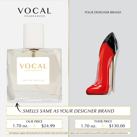 W090 Vocal Performance Eau De Parfum For Women Inspired by Carolina Herrera Very Good Girl