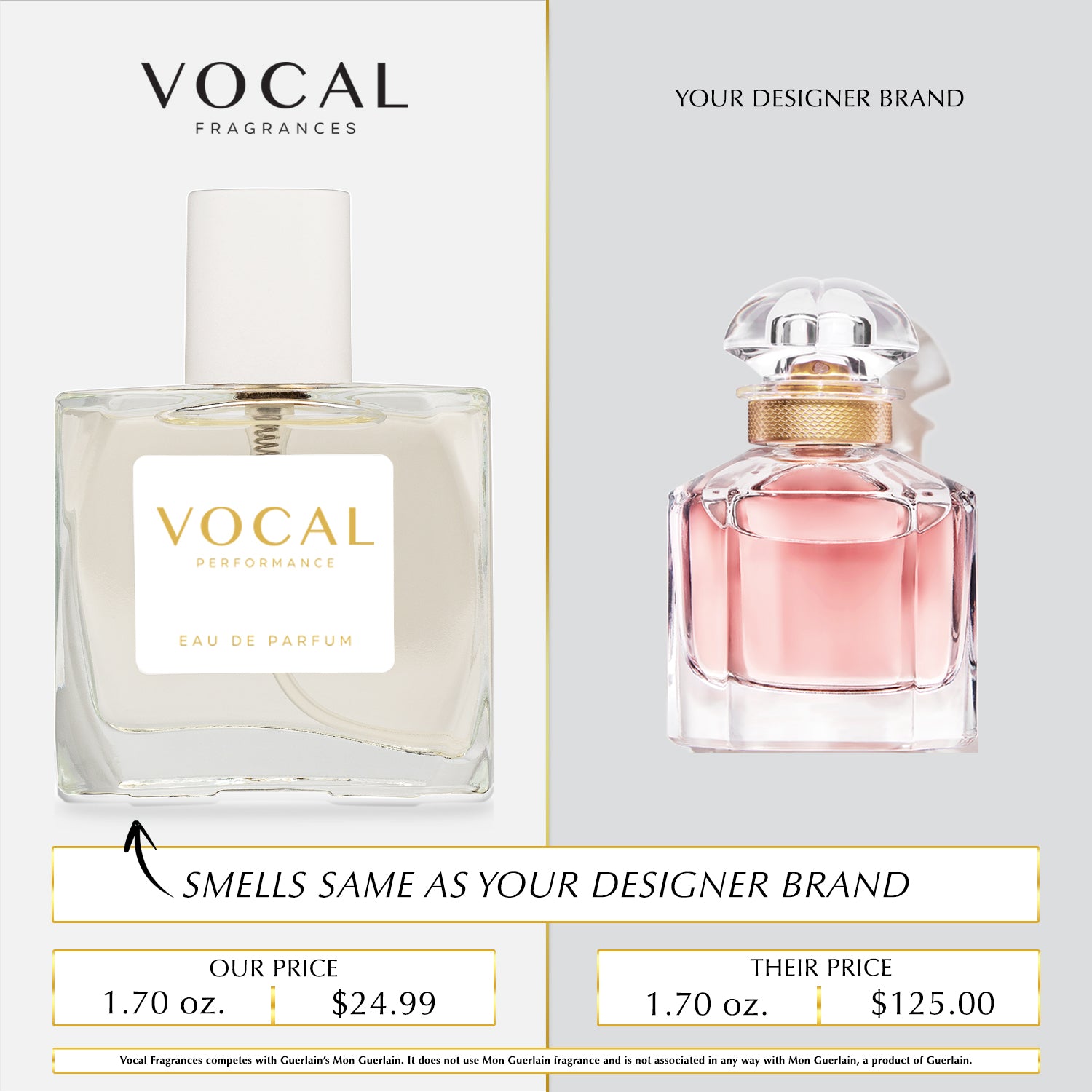 W092 Vocal Performance Eau De Parfum For Women Inspired by Guerlain Mon Guerlain