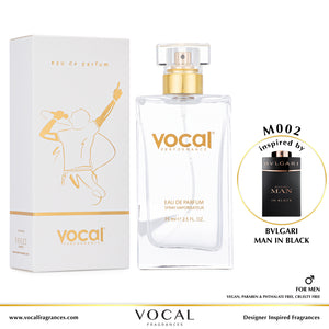 M002 Vocal Performance Eau De Parfum For Men Inspired by Bvlgari Bvlgari Man in Black