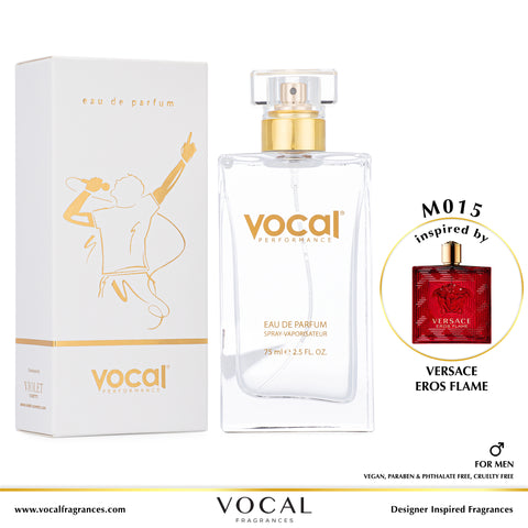 M015 Vocal Performance Eau De Parfum For Men Inspired by Versace Eros Flame