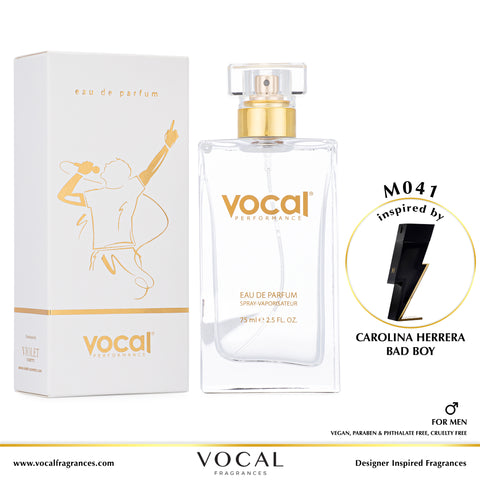 M041 Vocal Performance Eau De Parfum For Men Inspired by Carolina Herrera Bad Boy