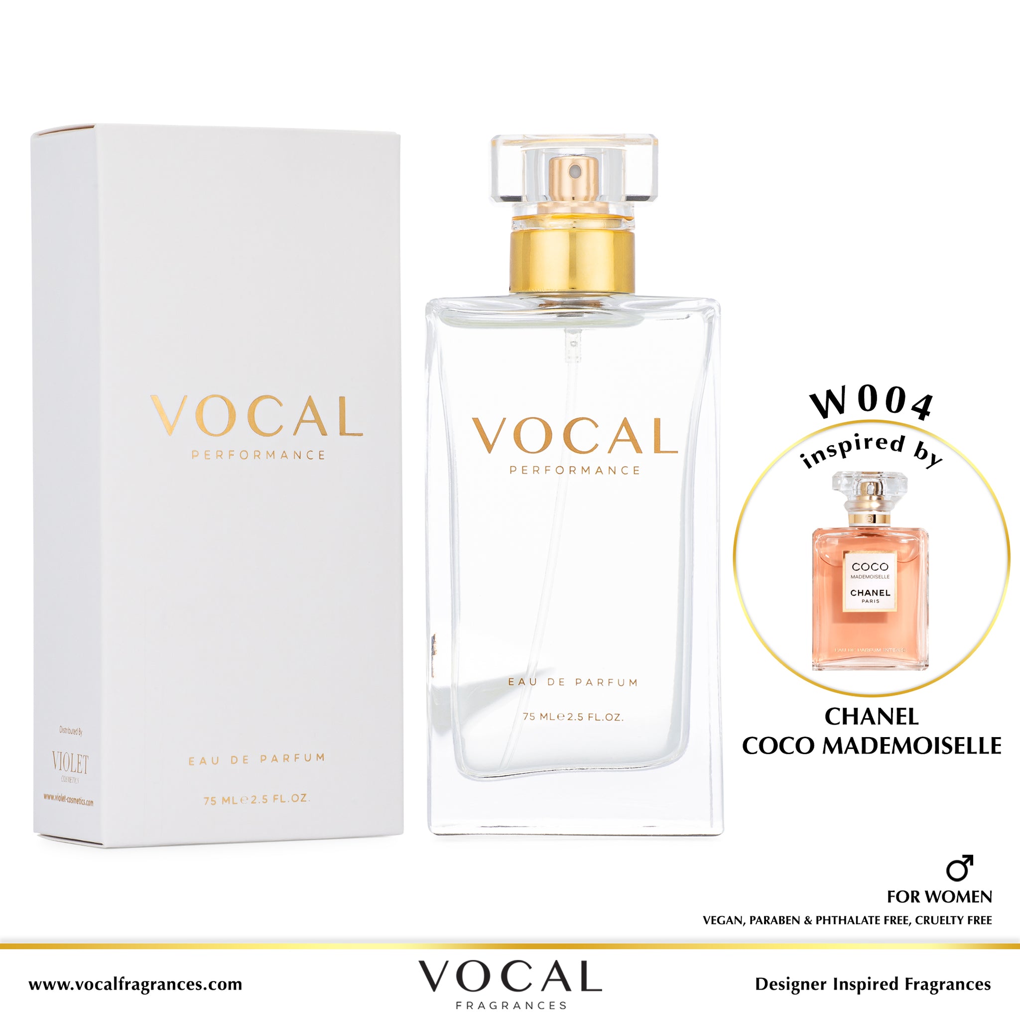 W004 Vocal Performance Eau De Parfum For Women Inspired by Chanel Coco – Vocal  Fragrances
