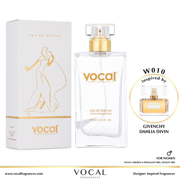 W010 Vocal Performance Eau De Parfum For Women Inspired by Givenchy Dahlia Divin