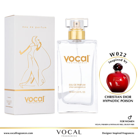 W022 Vocal Performance Eau De Parfum For Women Inspired by Christian Dior Hypnotic Poison