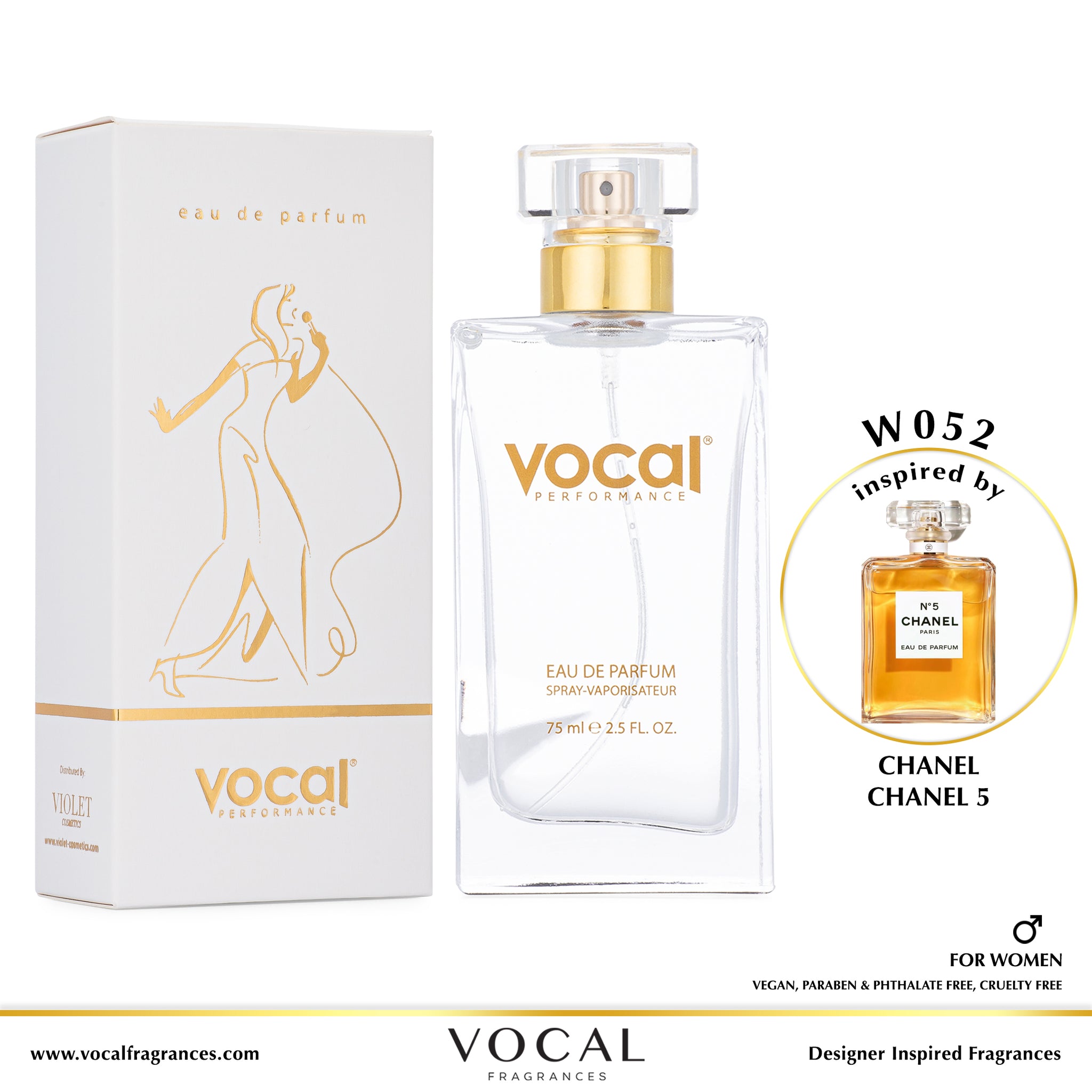 W052 Vocal Performance Eau De Parfum For Women Inspired by Chanel